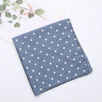 Pet Bandanas Plaid Dots Style Cotton Washable Dog Bandanas Scarf Bowties Collar Pet Square Bib For Puppies Kittens