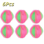 6/12 Pcs Laundry Pet Hair Filter Balls Lint Remover Washing MachineFloating Ball Reusable Nylon Balls Lint Catcher