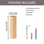 DIY Cat Climbing Tree Tower Replacement Parts | Sisal Rope Scratching Posts & Hard Cardboard Tube Pillars | Pet Cat Toys Accesso