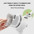 Steamy Dog Brush Electric Spray Cat Hair Brush 3 in1 Dog Steamer Brush for Massage Pet Grooming Removing Tangled and Loose Hair