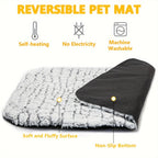 Self-Warming Cat Bed, Ultra Soft Warm Dog Cage Mat, Non-Slip Self-Warming Pet Pad, Suitable for Cats Dogs Indoor Outdoor