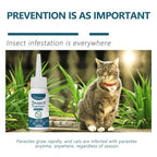 Pet Flea Killer Drops Anti Fleas Cats Ticks Lice Mite Removal Relieve Itching Dogs Ringworm Treatment Pet Insect Removal Drops