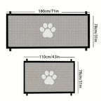 Pet Barrier Fences Portable Folding Breathable Mesh Cat and Dog Safety Fences Pet Supplies to Ensure Pet Safety