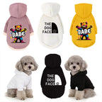 Pet Hooded Sweatshirt  Cats & Dogs Fashion Unique Printed Pattern For Pomeranian  Maltese Golden Retriever
