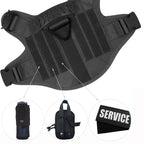 Large Dog Collar Dog Harness And Leash Set Pet Vest Tactical German Shepherd Harnesses For Small Dogs