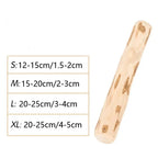 Natural Coffee Wood Dog Chew Toys Long Lasting Chewable Stick Dogs Supplies Stress Relief Chew Stick Pet Molar Toy for Puppy