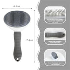 Pet Hair Deshedding Brush Self Cleaning for Dogs Cats Grooming Tool Remove Loose Undercoat Fur Pet Hair Remover