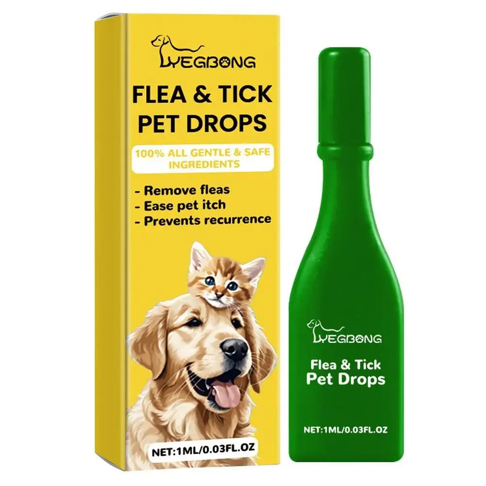 1pcs Dogs And Cats Anti Flea Drops Lice Remove Relieve Repellent Insect Pet Skin Supplies External Tick Treatment Itching D H3H5