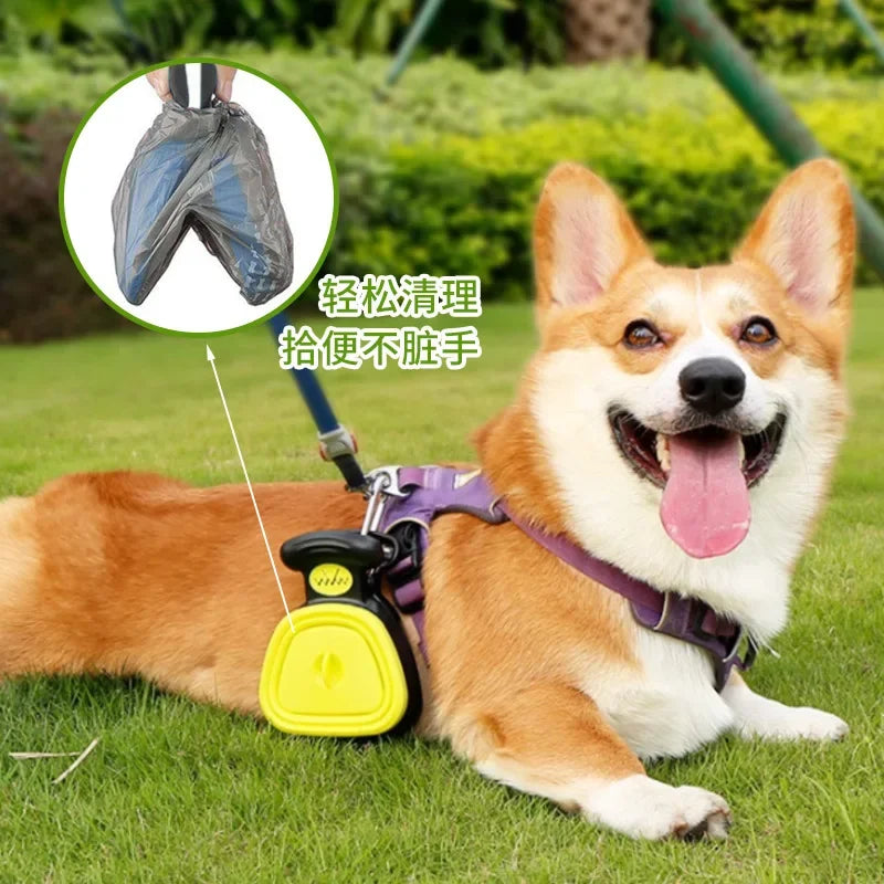 Outdoor Dog Poop Bag Dispenser Travel Foldable Pooper Scooper Animal Waste Picker Cleaning Tools Pet Products