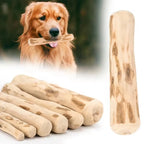 Natural Coffee Wood Dog Chew Toys Long Lasting Chewable Stick Dogs Supplies Stress Relief Chew Stick Pet Molar Toy for Puppy
