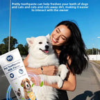 PetClear 120g Milk Flavor Pet Toothpaste - Remove Tartar, Clean Teeth, Freshen Breath, Reduce Plaque for Pets