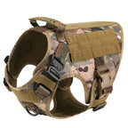 Large Dog Collar Dog Harness And Leash Set Pet Vest Tactical German Shepherd Harnesses For Small Dogs