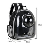 Transparent Portable Cat Carrier Backpack Breathable Bubble Pet Backpack for Small Animals Puppy Kitty Travel Capsule